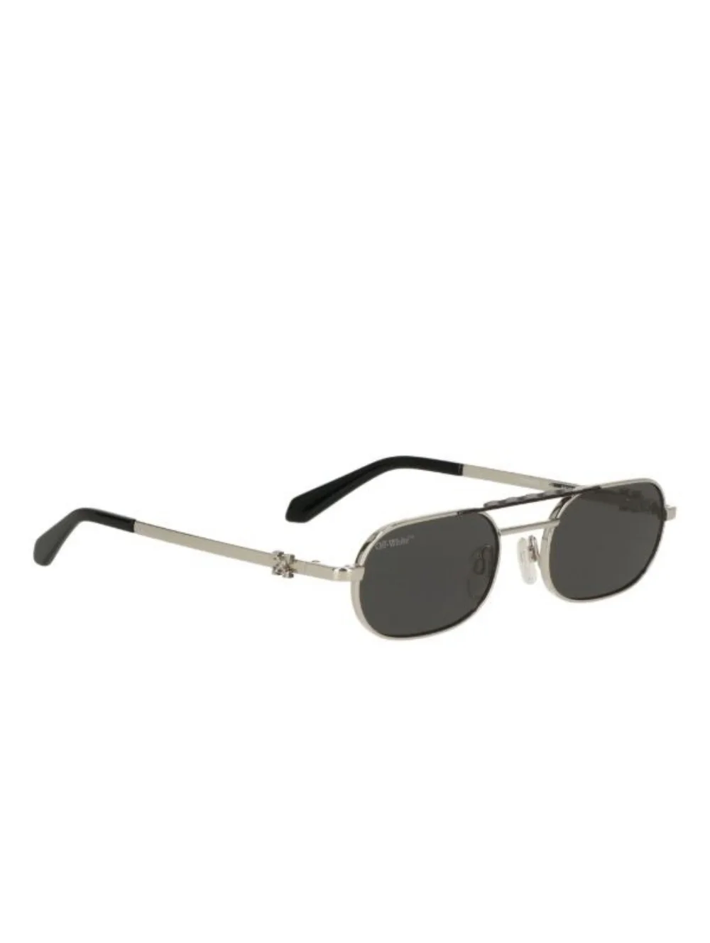 Off-White Baltimore Sunglasses Silver Metal